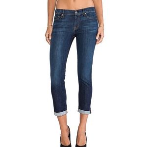 7 For All Mankind - The skinny crop and roll